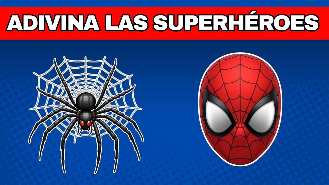 Prueba definitiva de emojis de superhéroes 🦸‍♂️ | Rápida Quiz