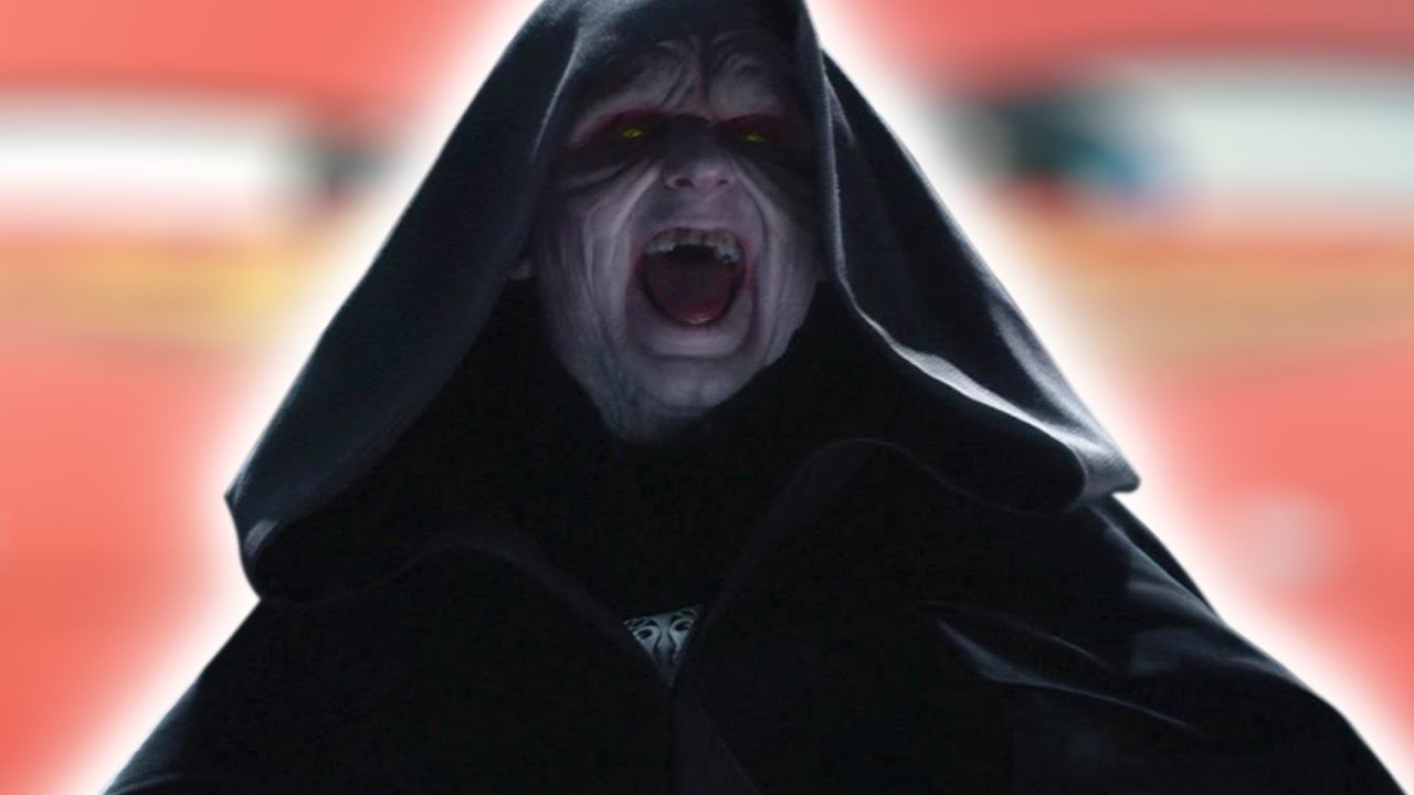 Emperor Palpatine uses Force Lightning
