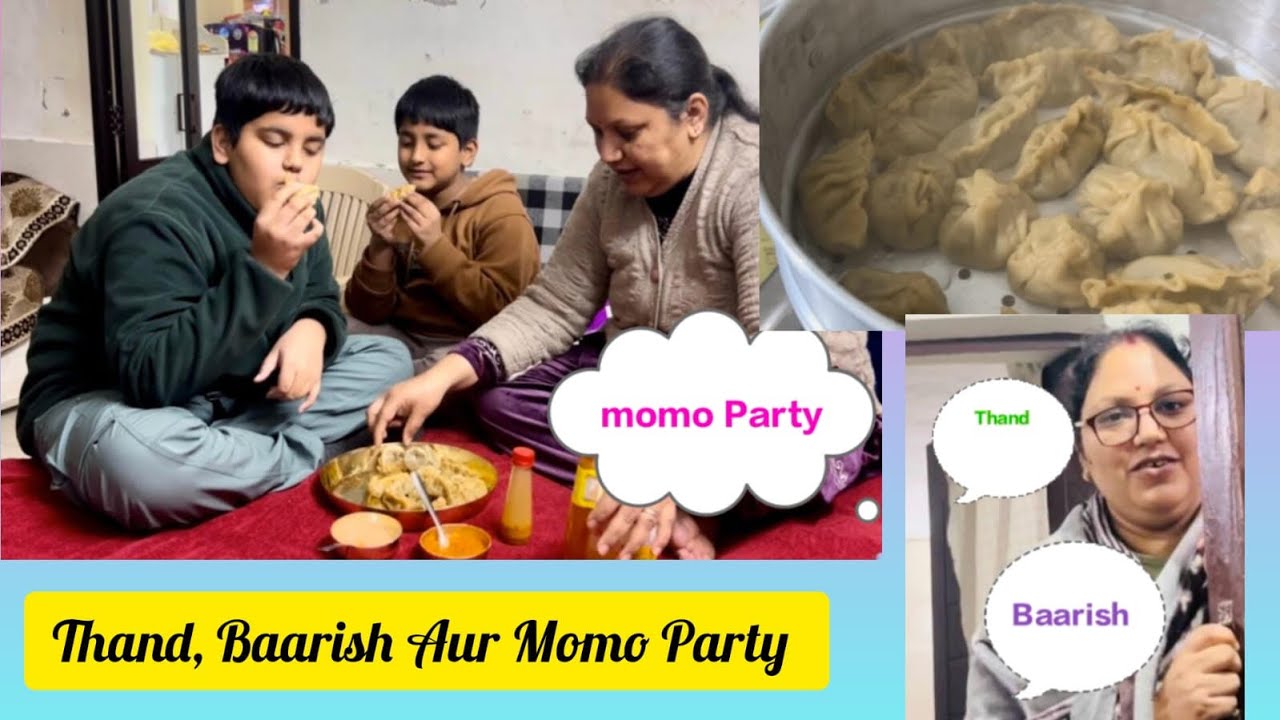 Bearish Se hui bash Ghai Thand !! Air Maine Bnaye Momo !!