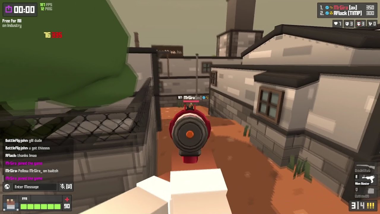The Highest Level Shotgun VS The Highest Level Revolver in Krunker io!