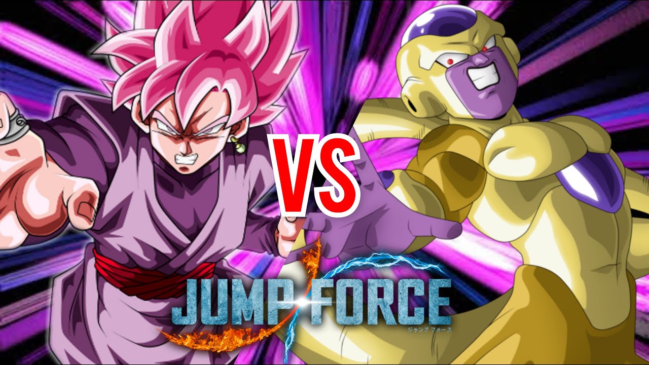 JUMP FORCE: Goku Black vs Golden Frieza