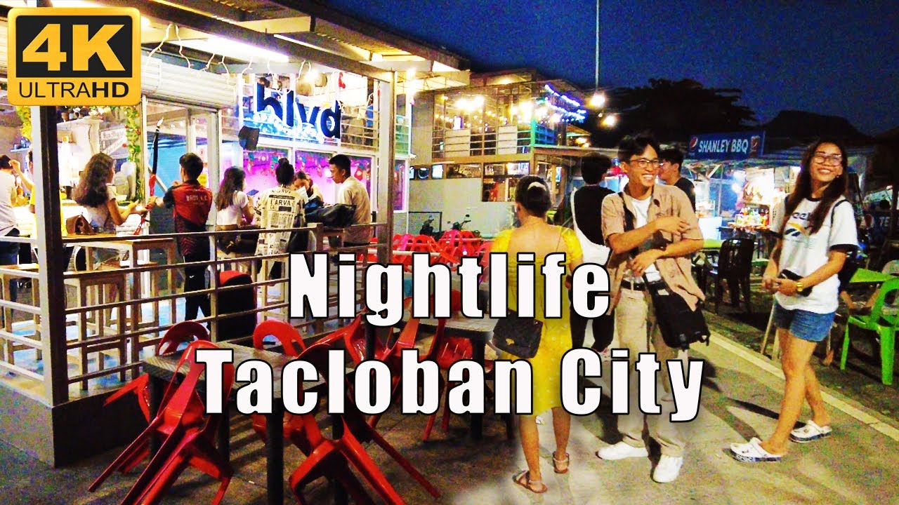 Night Life in Tacloban City | Walking Tour 4K | Julanders