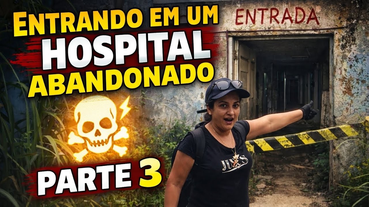 DEU RUIM!👻 O QUE ENCONTRAMOS NO HOSPITAL ABANDONADO? 😨 | PARTE 3