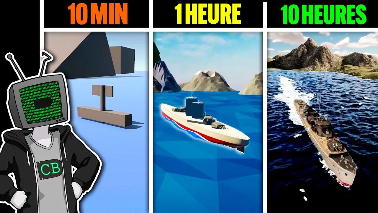 J’ai créé le même jeu en 10 minutes, 1 heure et 10 heures – le résultat est fou !