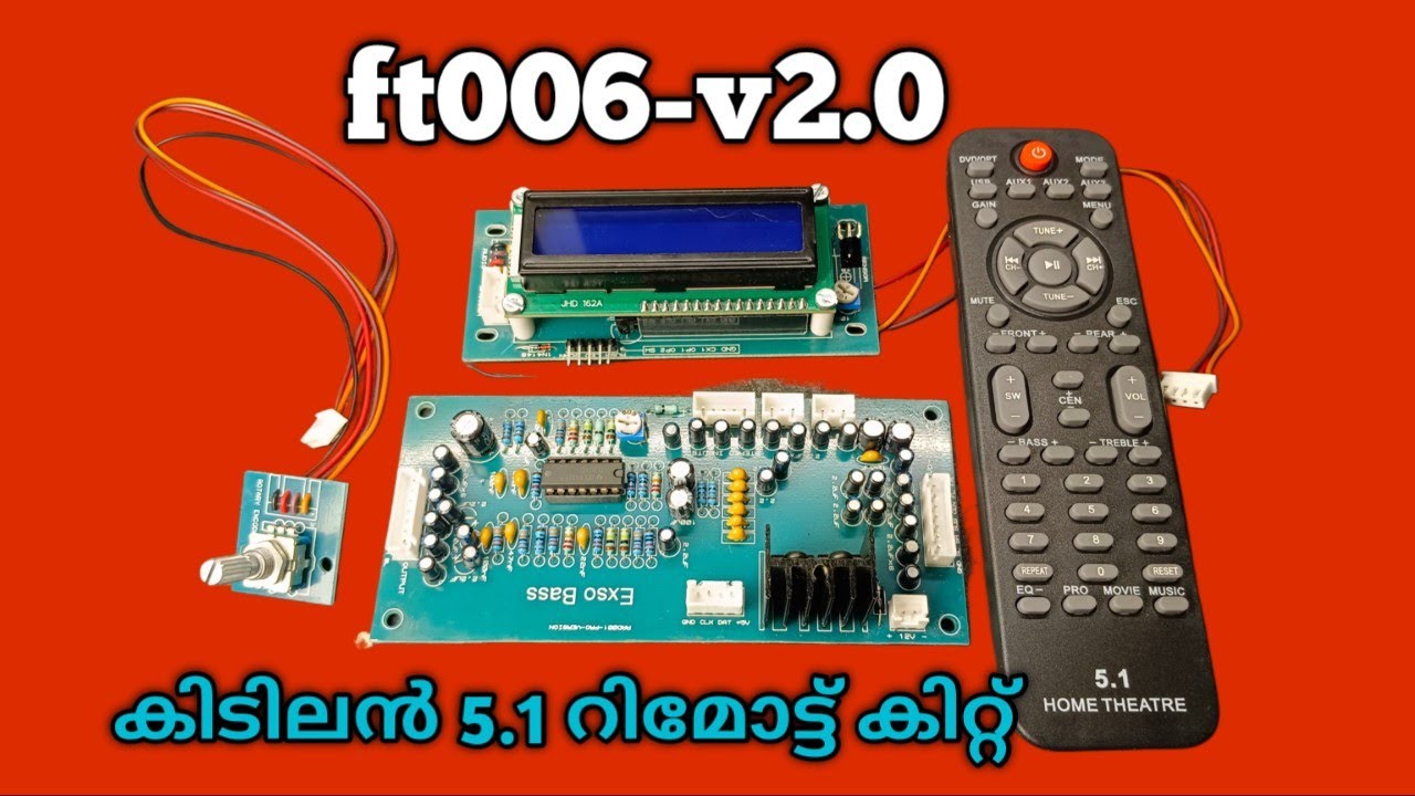 FT006-V2.0 5.1 remote kit Malayalam
