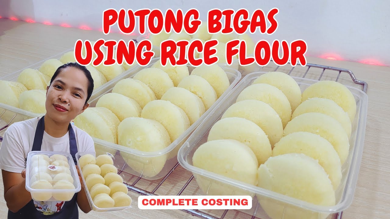 PUTONG BIGAS USING RICE FLOUR |Complete Costing | Tipid Tips atbp