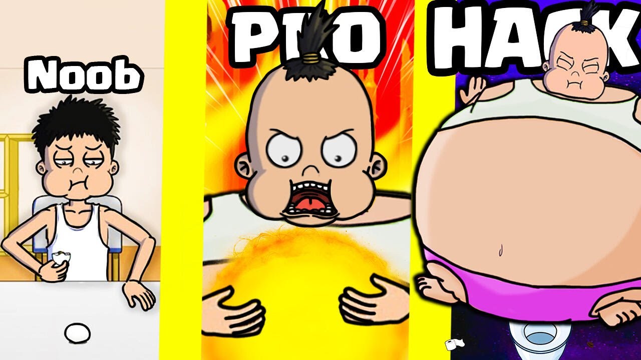 GAINED FAT after EATING MAX LEVEL FOOD... (Food Fighter Clicker Ending)