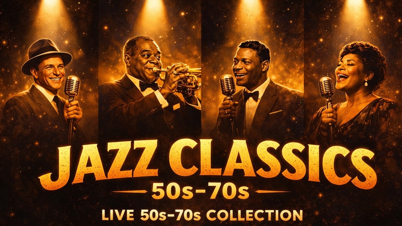 Jazz Legends 50s–70s 🎶 Frank Sinatra & Louis Armstrong Best Songs of All Time