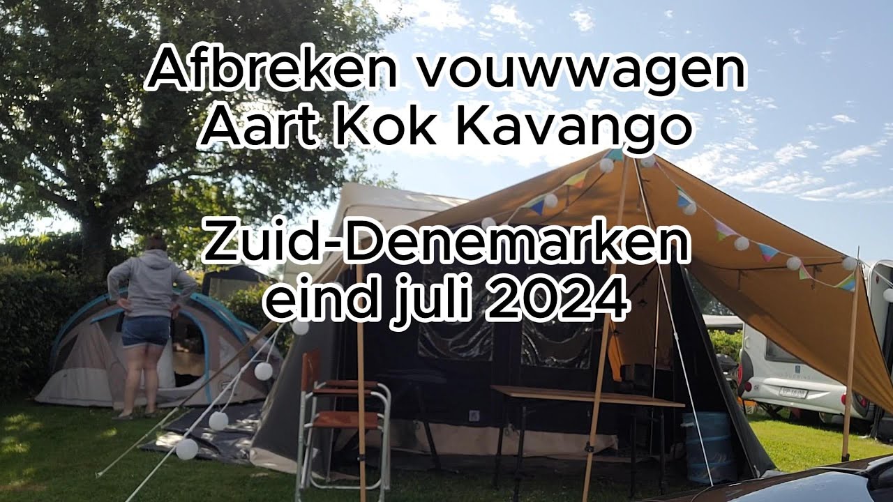 Afbreken vouwwagen Aart Kok Kavango (hyperlapse)