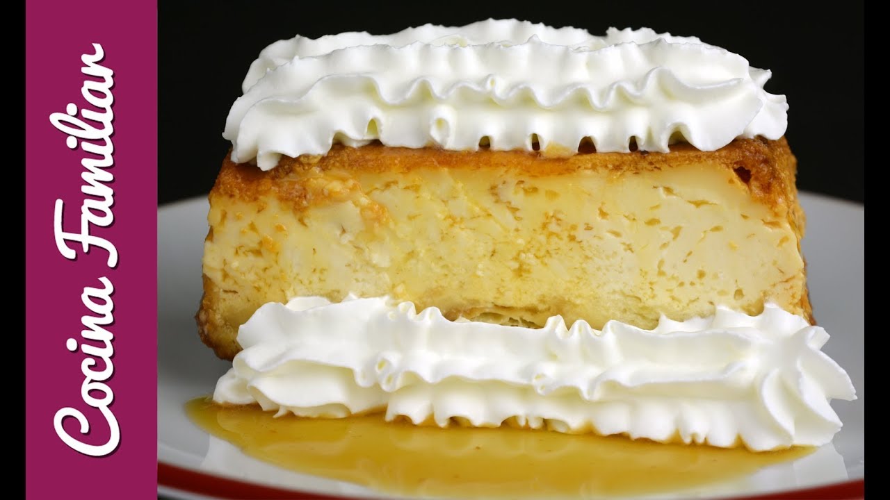 Como hacer pudin de pan con queso mascarpone y caramelo casero.