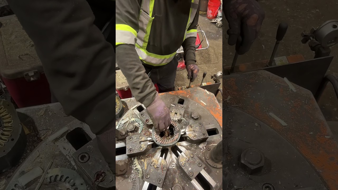 Электродвигатель из медного лома #ломметалла #ломметалла #машина #медь #fyp