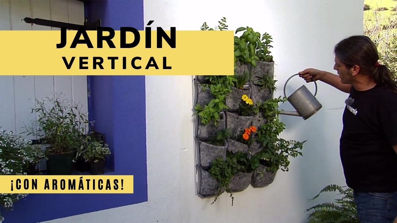 Jardín vertical con hierbas aromáticas - Bricomanía - Jardinatis