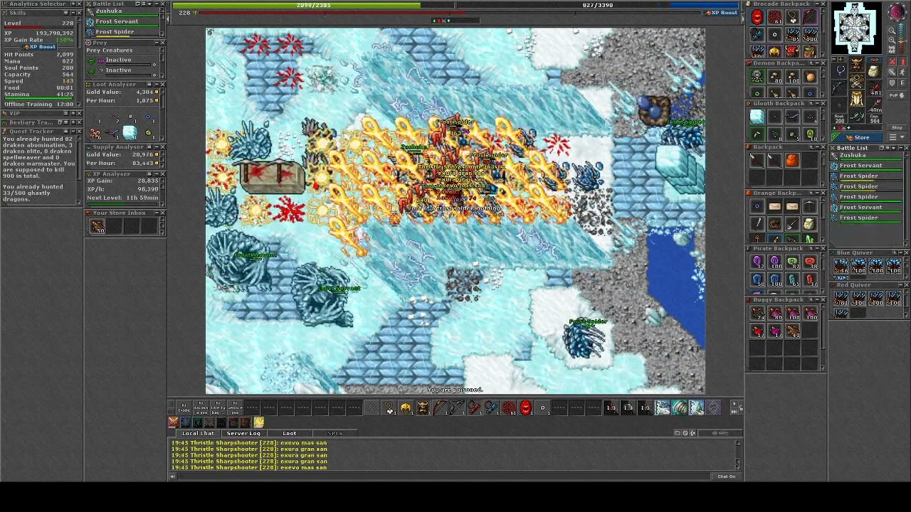 Rare bosses of Tibia - Zushuka
