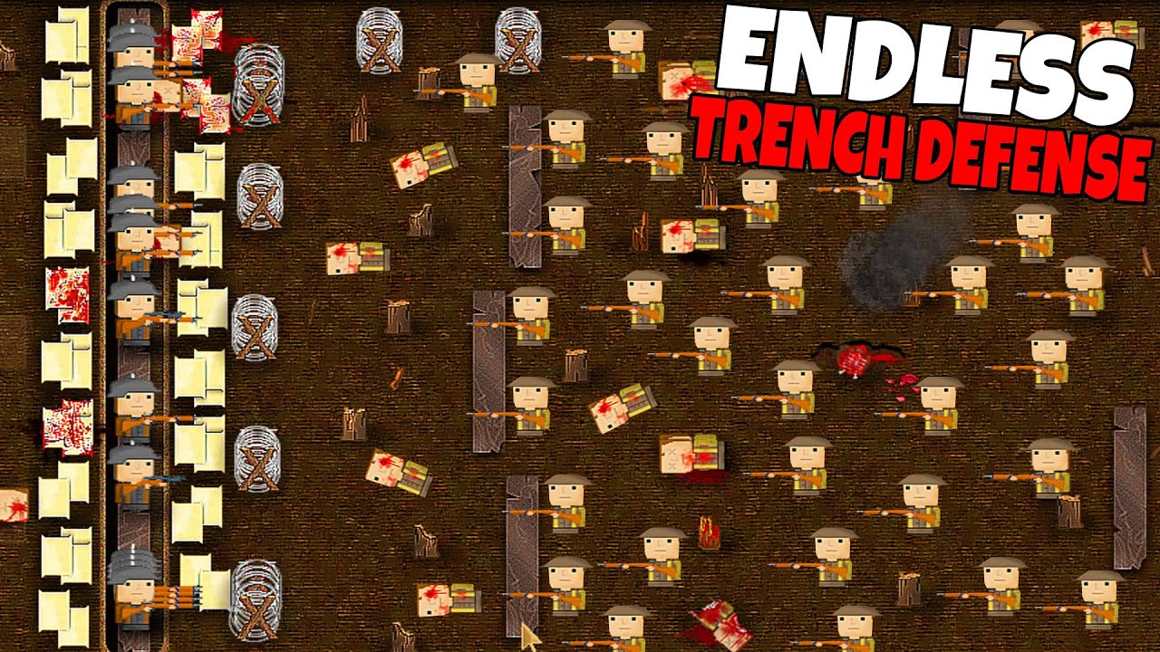 Brutal ENDLESS German TRENCH DEFENSE! - Command of War: WWI Battle Simulator