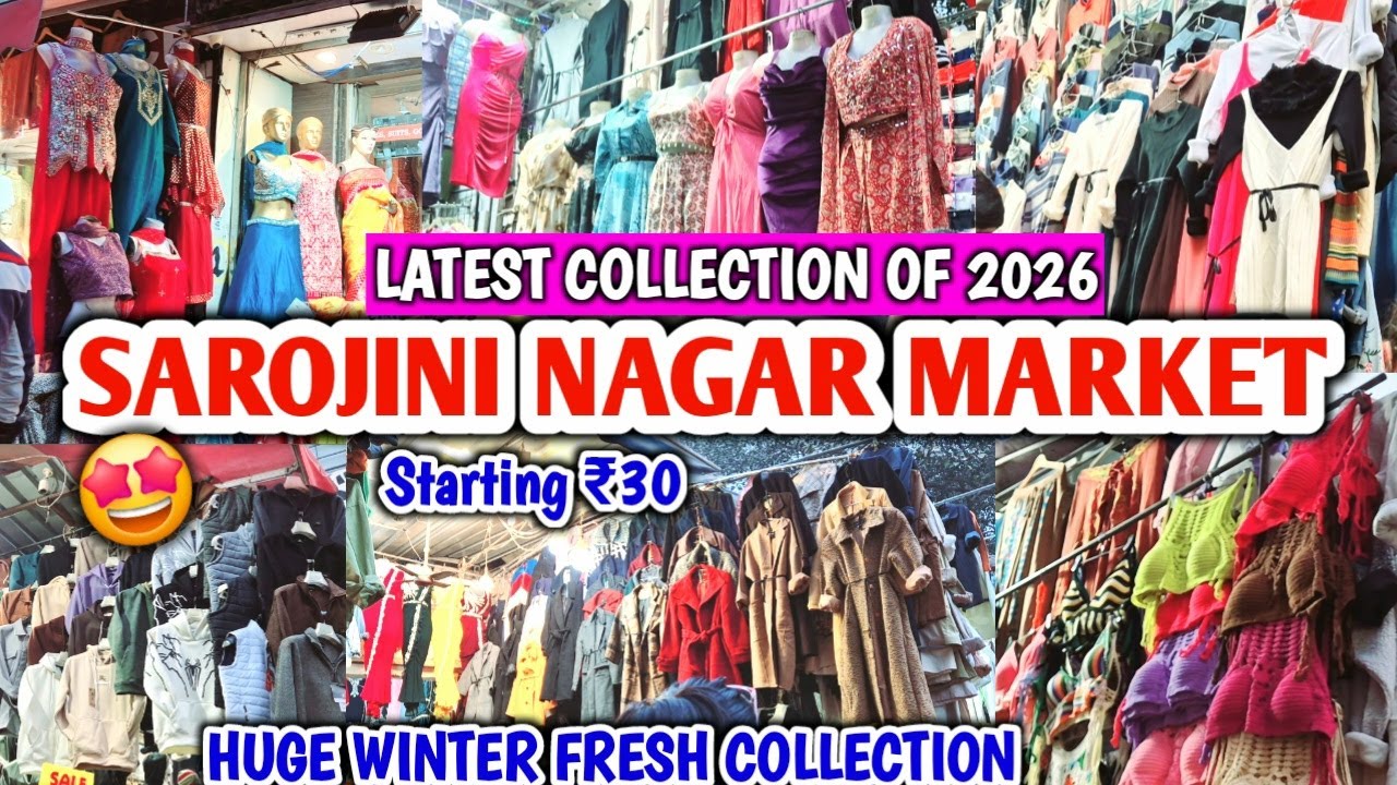 Sarojini Nagar Latest Collection Market Delhi | Sarojini Magar winter collection 2026 ❤️