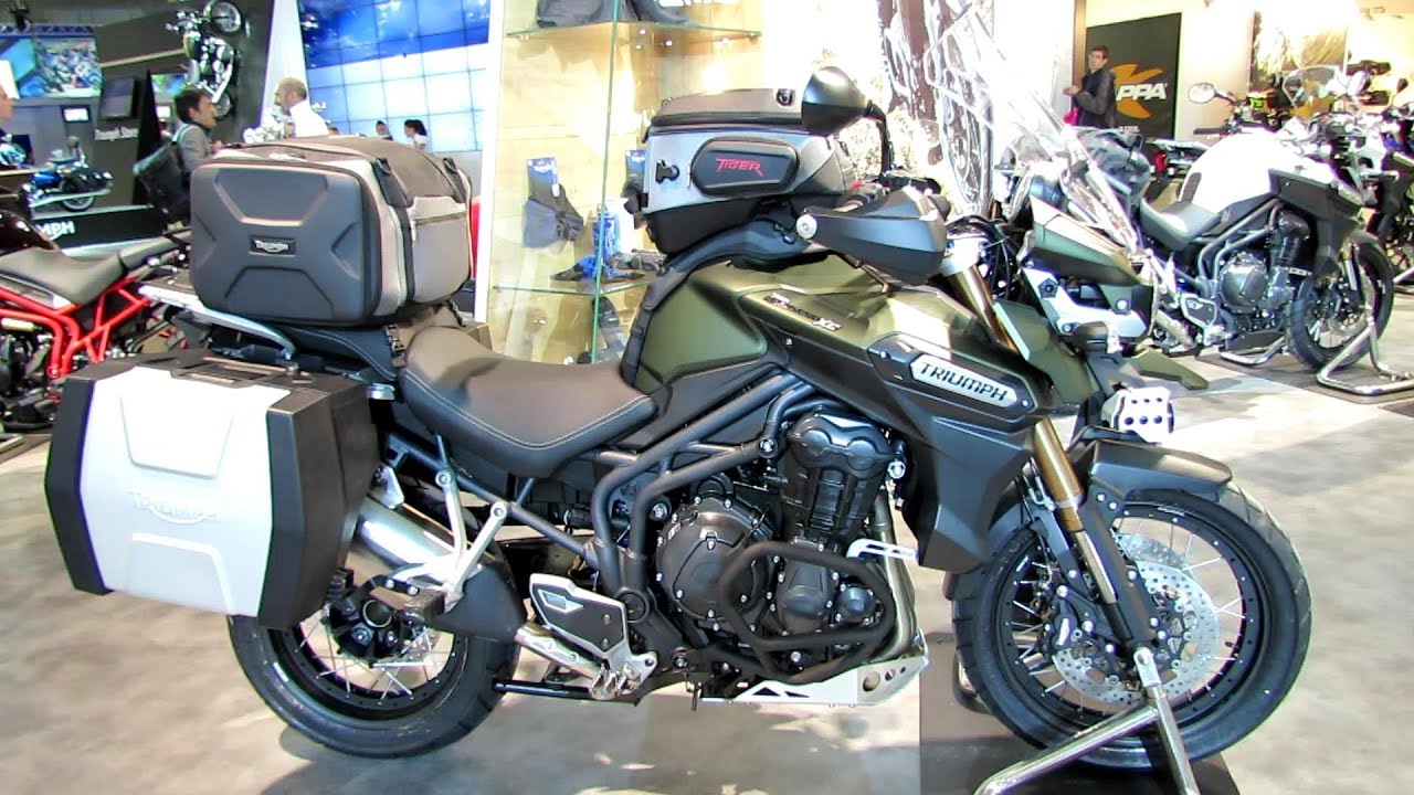 2014 Triumph Tiger Explorer 1200 XC Walkaround - 2013 EICMA Milan Motorcycle Exhibition