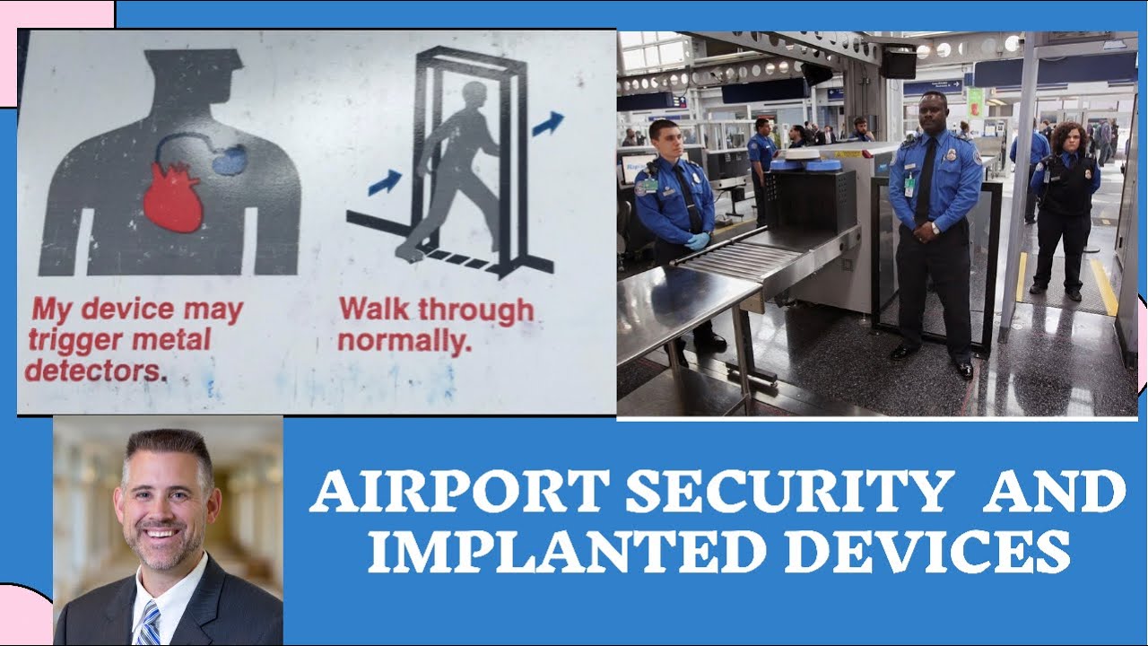 Using airport or venue security with a pacemaker, ICD or CRT device