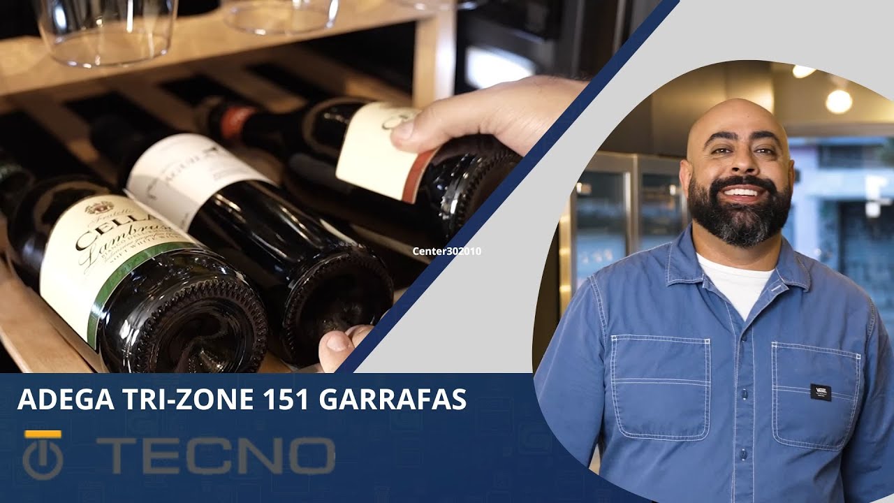 Adega Tri-zone 151 Garrafas | Tecno