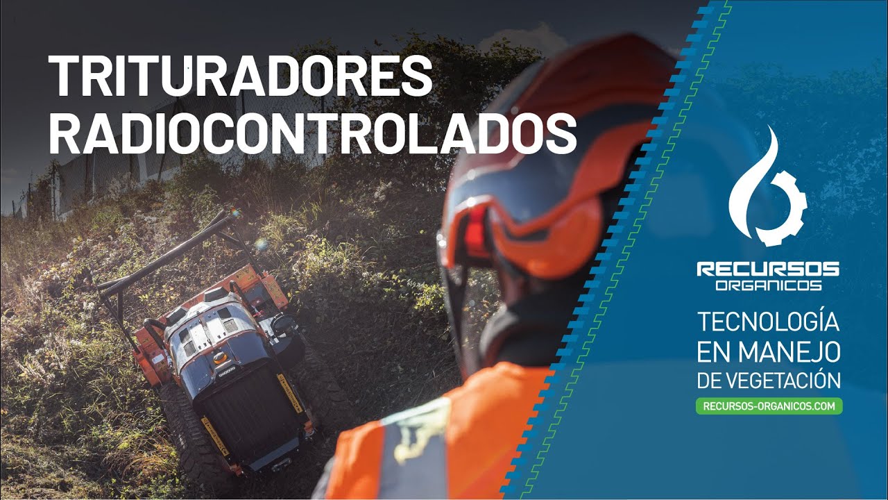 Trituradores radiocontrolados