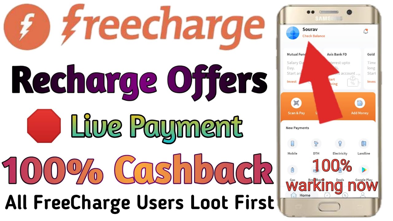Freecharge promo code new user today | freecharge promo code | freecharge offer today |earningsourav