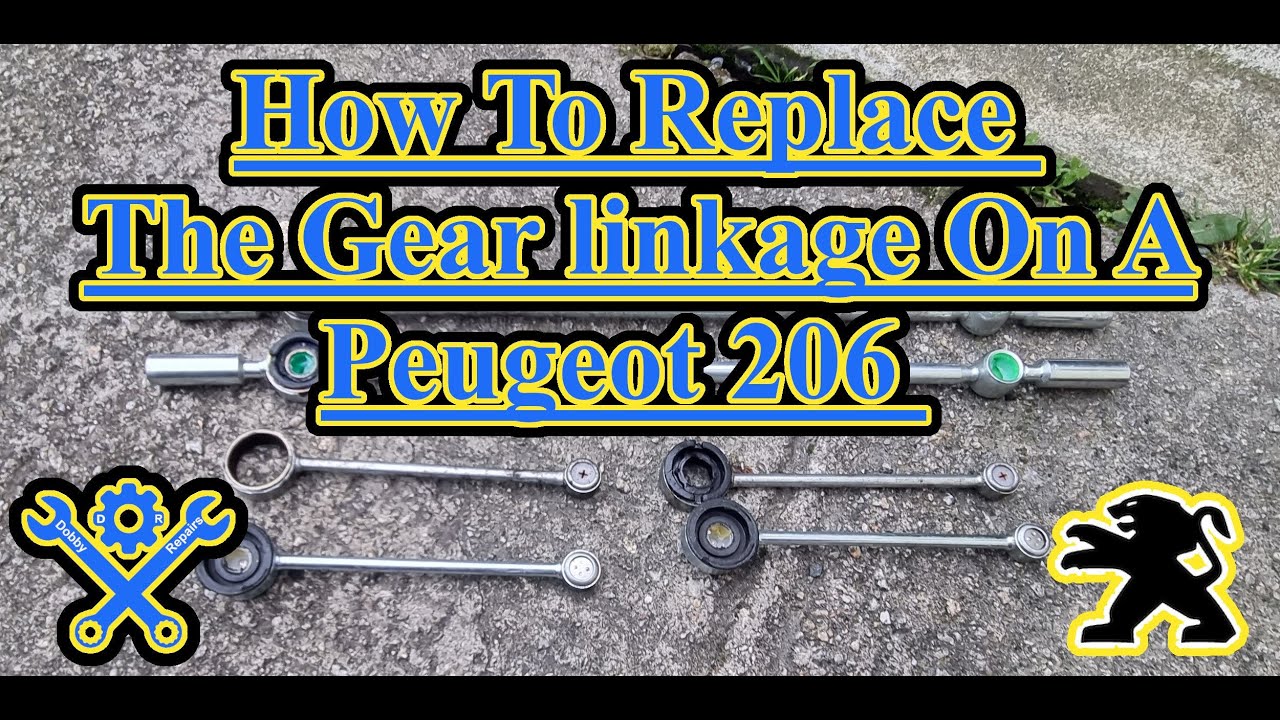 Как заменить тягу переключения передач на Peugeot 206 SW