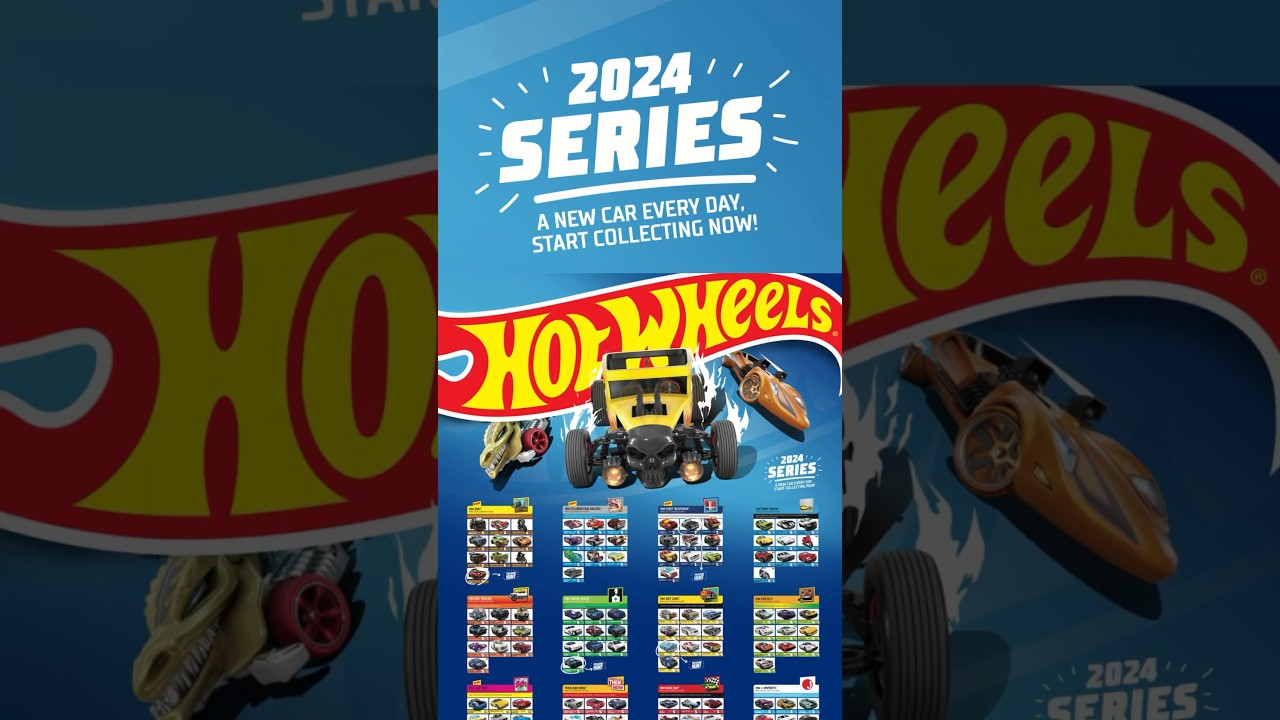 2024 Hot Wheels mainline poster - complete list! 