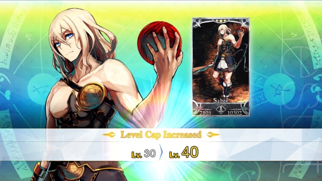 [FGO] Theseus ascension 1-70Lv