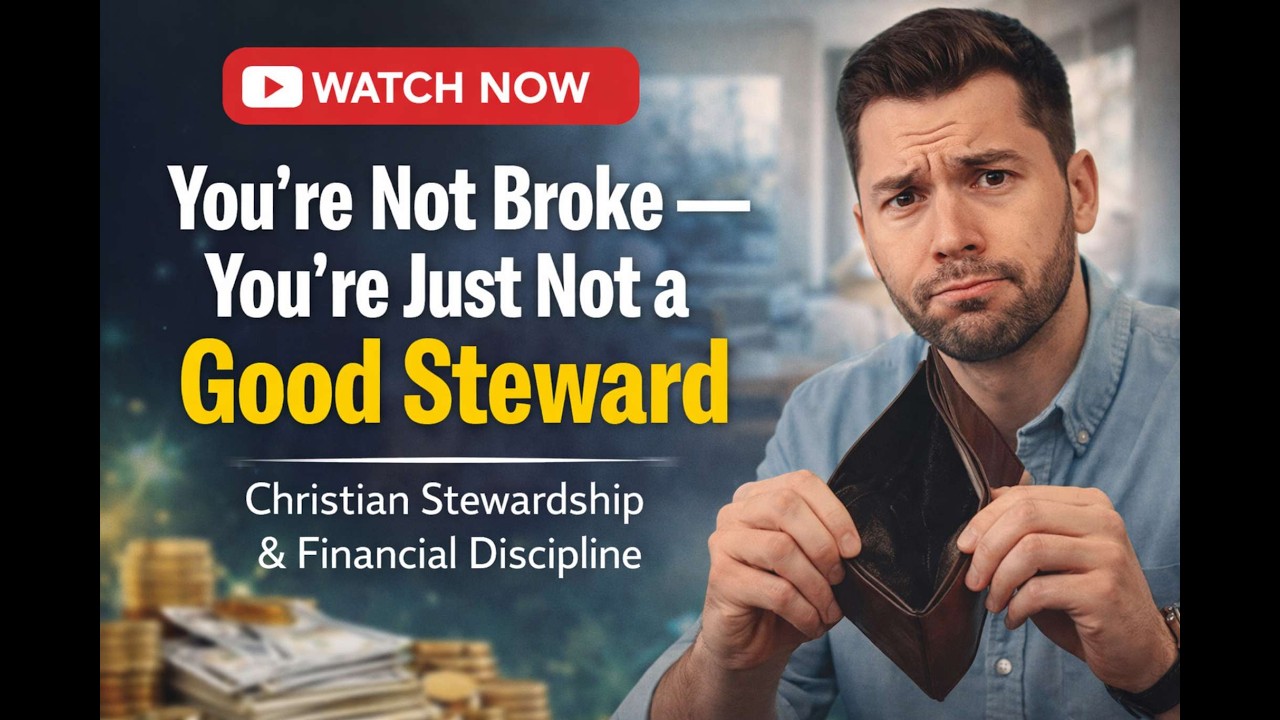YOU ARE NOT BROKE, YOU ARE NOT A GOOD STEWARD