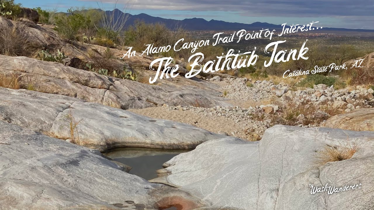 Unique and Secluded Bathtub Tank found while Trail Hiking!