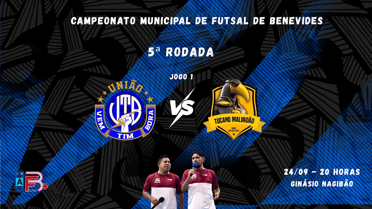 #SÉRIEA - UNIÃO VTB 2x3 TUCANO - 5ª Rodada do Futsal de Benevides