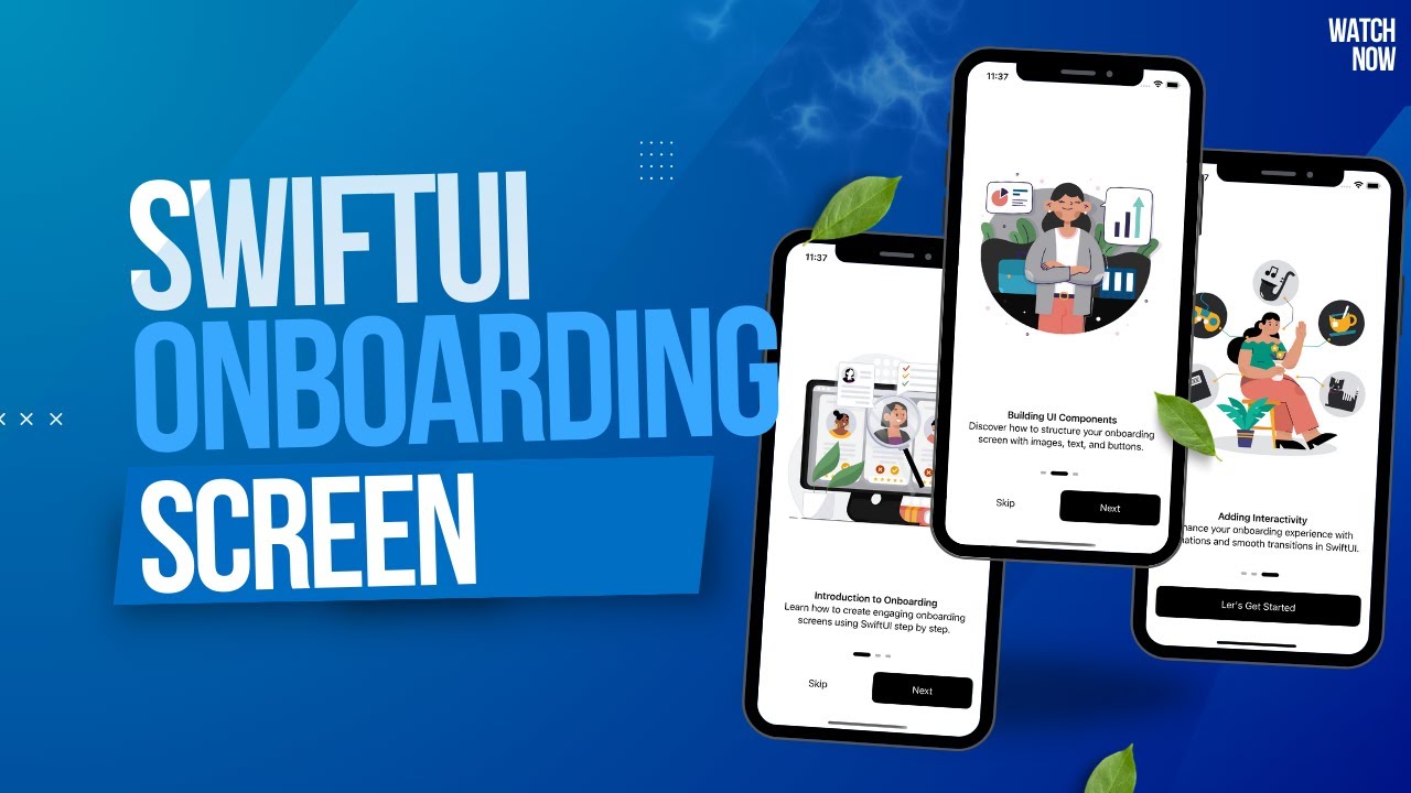 SwiftUI Onboarding Screen | TabView, Custom Page Indicator, App State