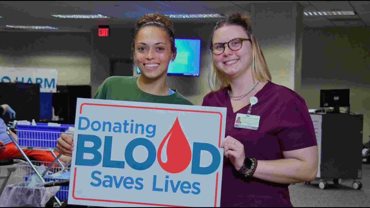 Dr. Johnson Walker explains the importance of blood donation