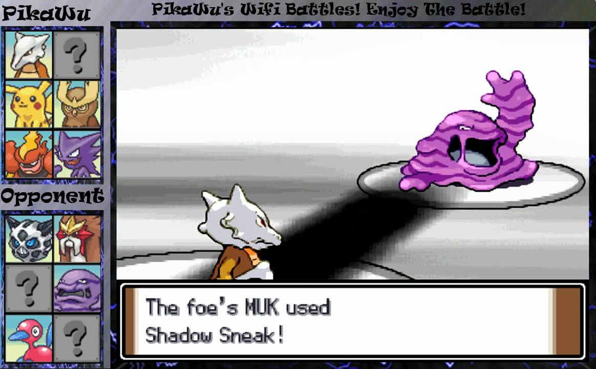 Pokemon Wifi Battle #47 [PikaWu Vs. Calcune] (NU) Back to 4th Gen!