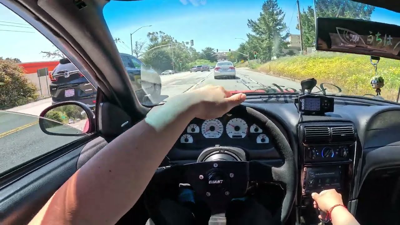 HARD PULLS in my STRAIGHT PIPED 2003 Mustang GT!!! (LOUD POV DRIVE)