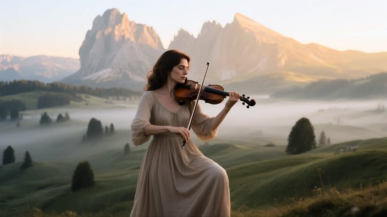 The Ultimate Emotional Escape to the Dolomites 4K | Piano & Violin for Sleep, Anxiety, Stress Relief