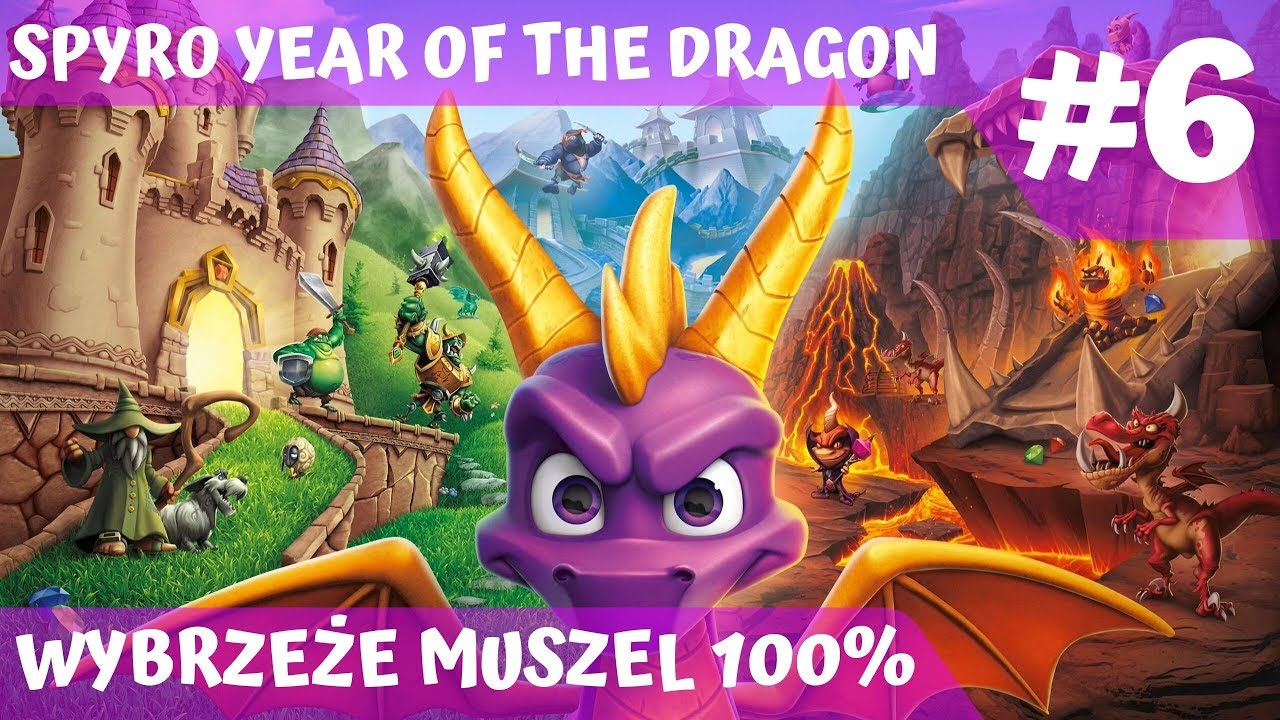SPYRO YEAR OF THE DRAGON PL #6 WYBRZEŻE MUSZEL / SEASHELL SHORE 100%
