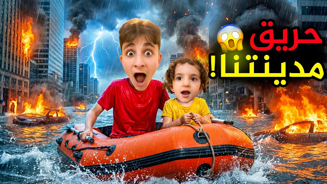 اجانا تحذير اكبر حريق في مدينتنا دبي😱 اشتغلت صفارات الانذار 🚨 ! #بشورة_هوم
