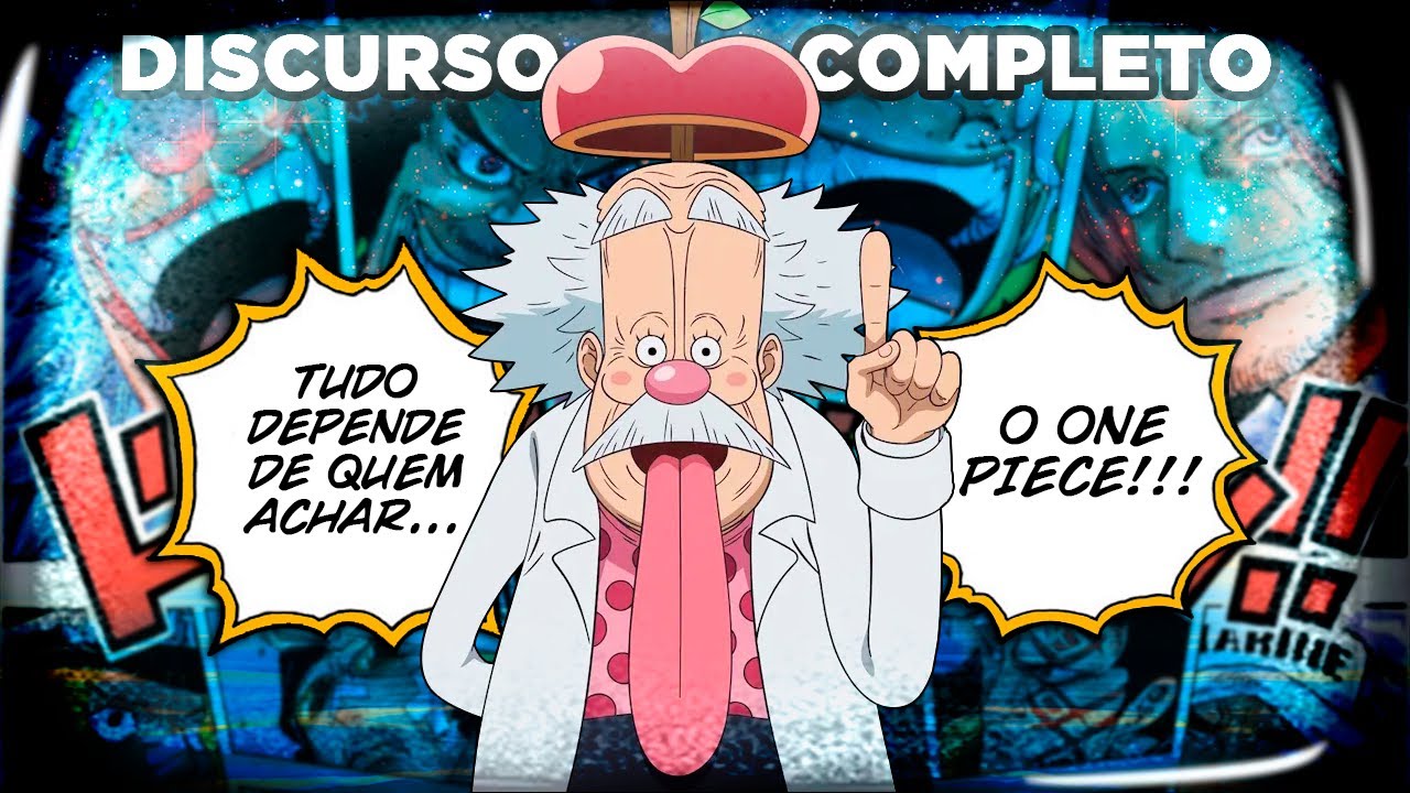 REVELADOS MAIORES MISTÉRIOS DE ONE PIECE - DISCURSO COMPLETO DE VEGAPUNK! 20 episódios em 12 minutos