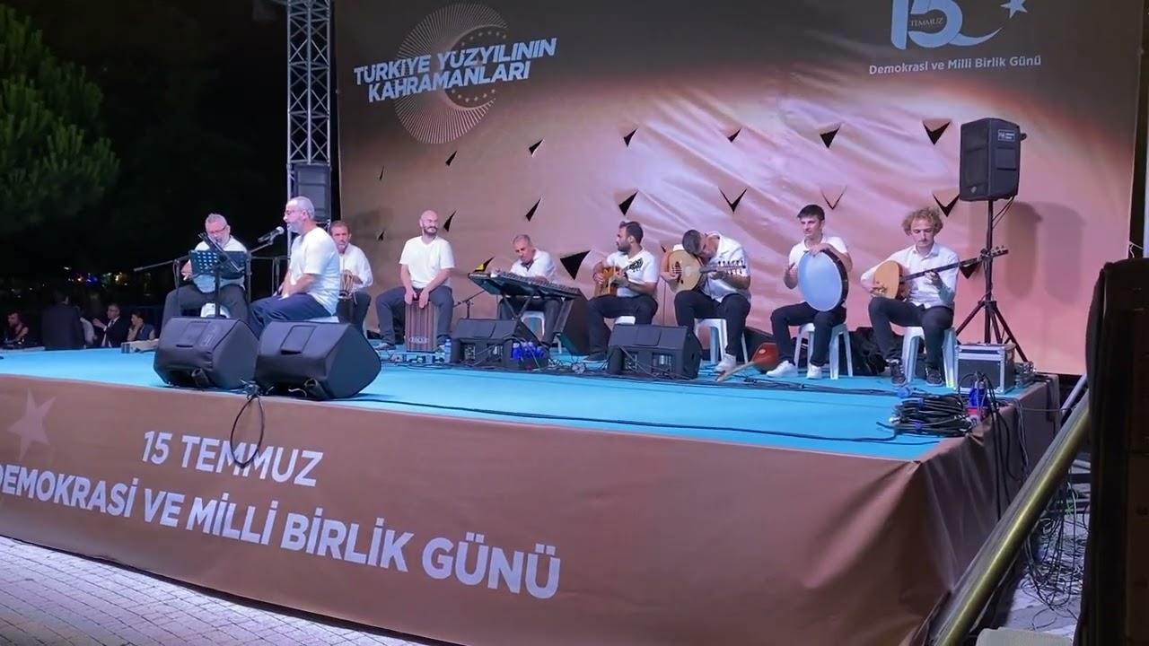 Neva Türk Müziği Topluluğu - Sevdim Seni Mabuduma (15 Temmuz anma konseri Tekirdağ, Süleymanpaşa)