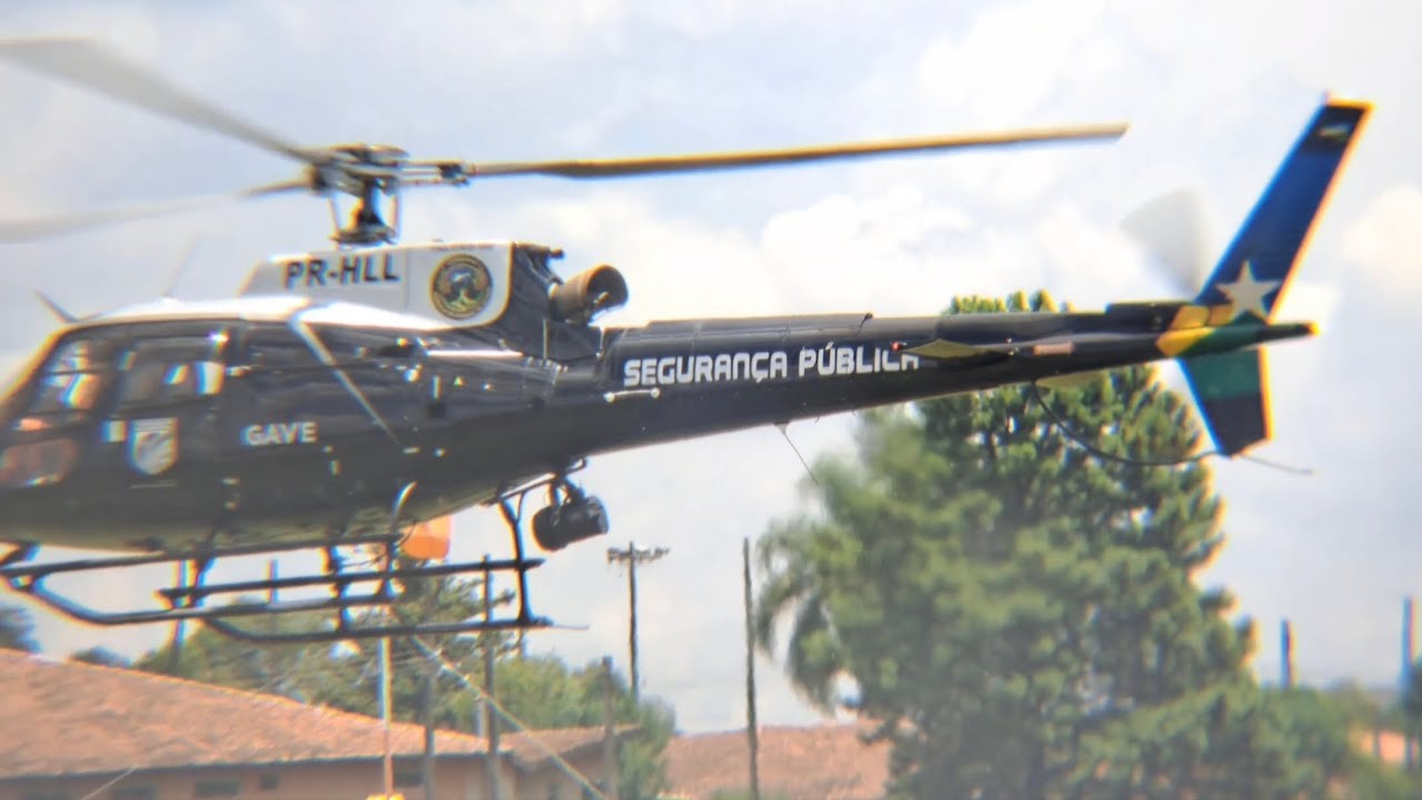 Helicóptero Helibrás Esquilo AS-350B2 PR-HLL.