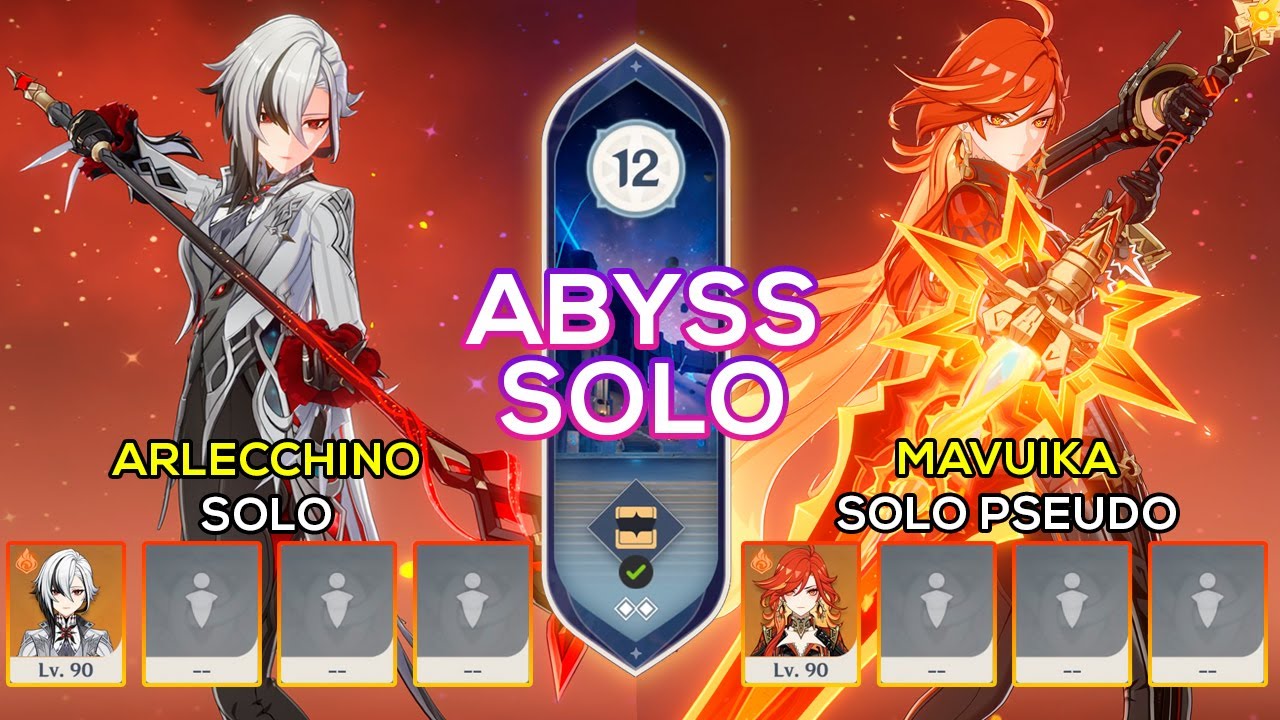 [SOLO] C0 Arlecchino & C0 Mavuika SOLO Pseudo | Spiral Abyss 5.3 Genshin Impact