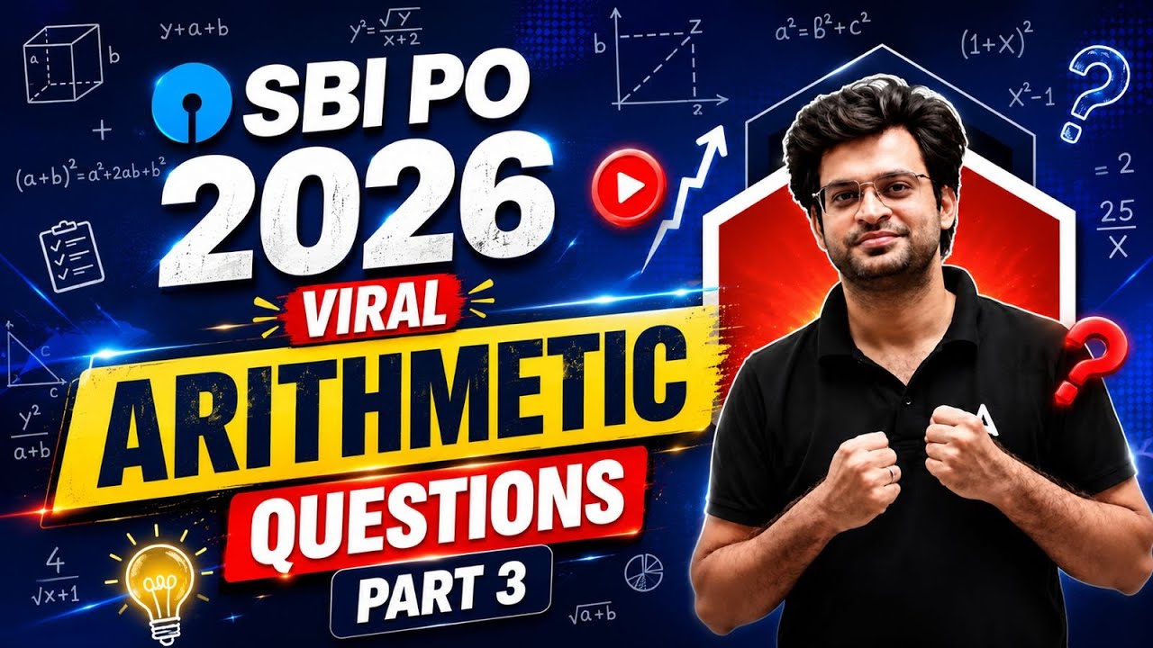 SBI PO 2026 Quant | Viral Arithmetic Questions Asked in Previous Exams #3 | By Navneet Sir