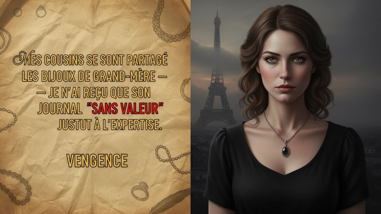 MES COUSINS SE SONT PARTAGÉ LES BIJOUX DE GRAND-MÈRE — JE N’AI REÇU QUE SON JOURNAL “SANS VALEUR”,