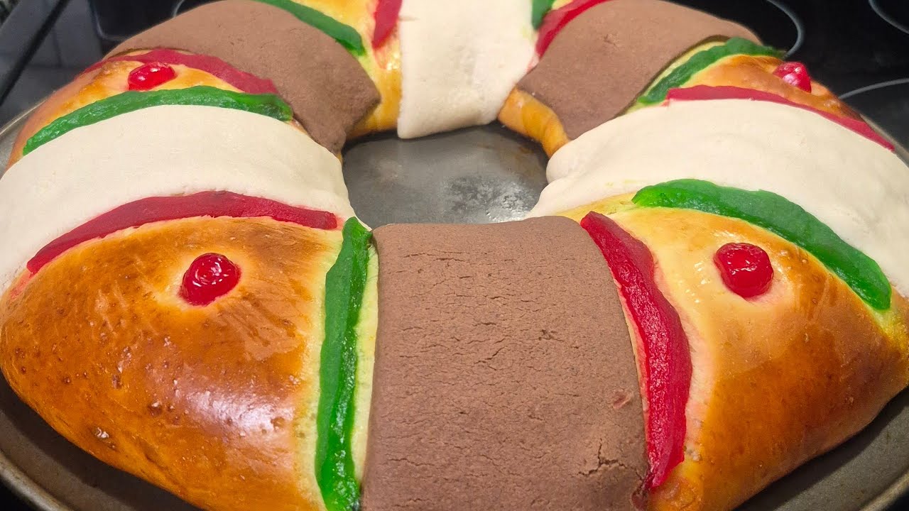 ROSCA DE REYES con ATE DE MELÓN😲y Costra, RECETA COMPLETA paso a paso
