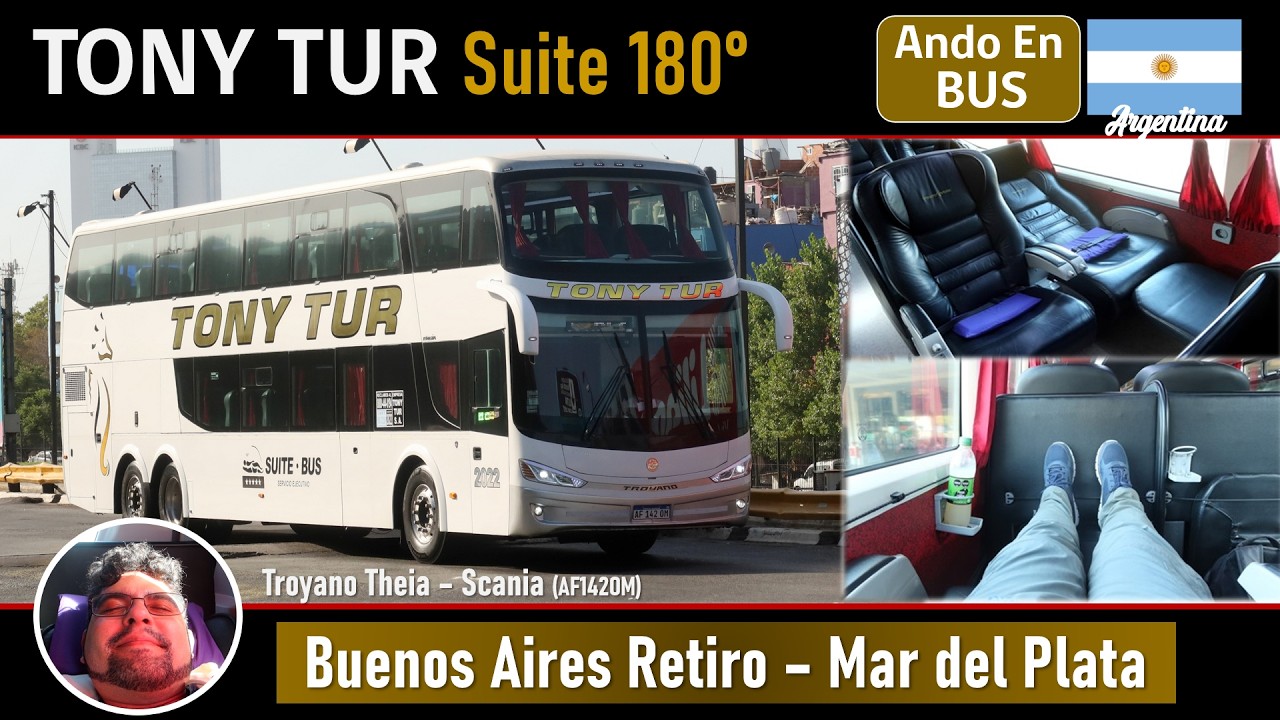 Поездка БУЭНОС-АЙРЕС МАР-ДЕЛЬ-ПЛАТА в TONY TUR Suite 180°, автобус Troyano Theia Scania