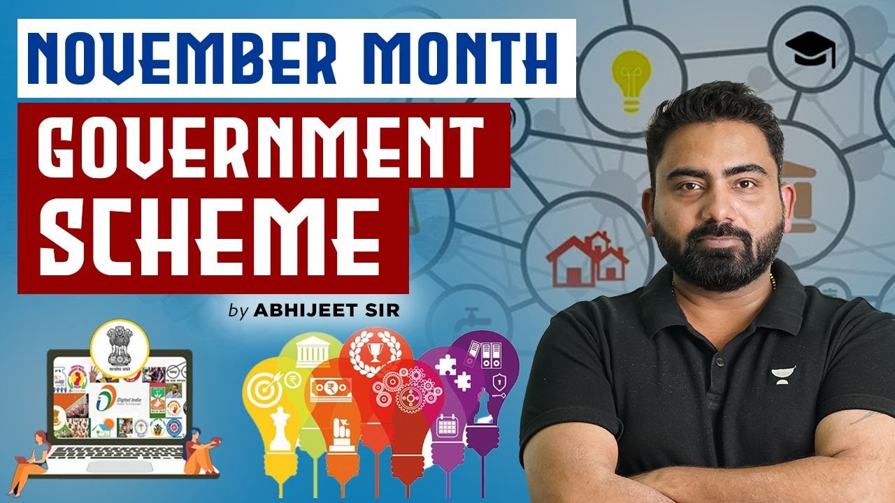 All Government Schemes Explained From November 2024 | Govt. Schemes for Bank Exams | By Abhijeet Sir