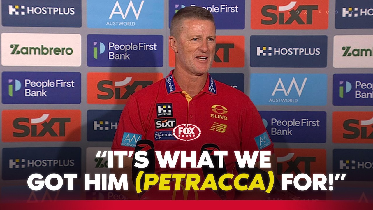 Hardwick full of praise for Petracca and Suns' start | Gold Coast Press Conference | Fox Footy