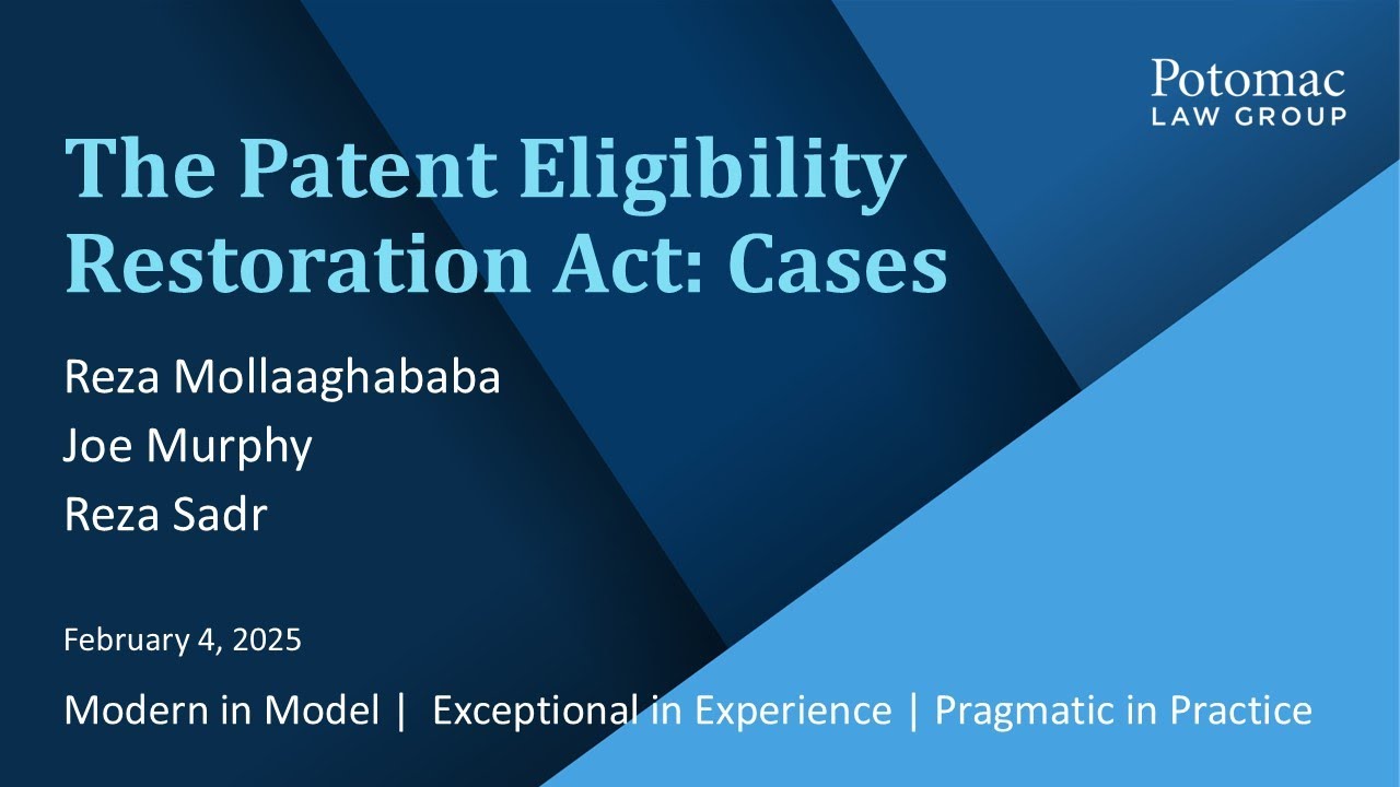 The Patent Eligibility Restoration Act: Cases