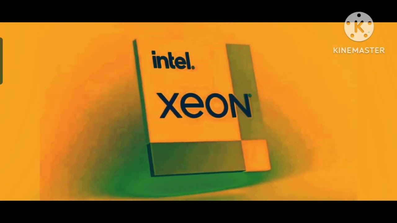 Intel logo effect.