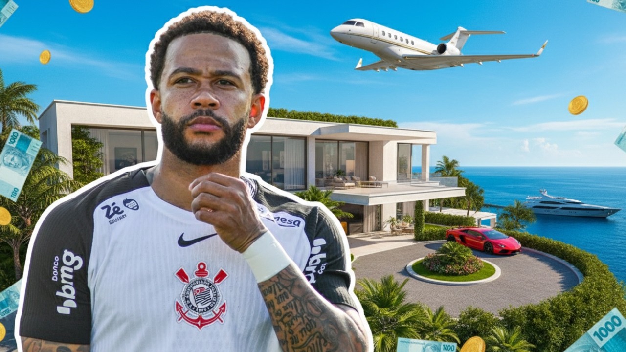 Essa é a Vida MILIONÁRIA de Memphis Depay, Atacante do Corinthians